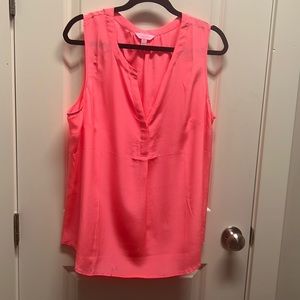 Beautiful Coral Sleeveless Dev Top - Coral